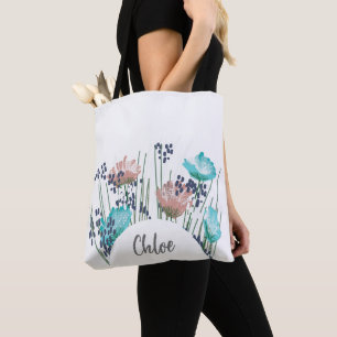 Chloe Blommig Monogram Tygkasse