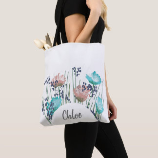 Chloe Blommig Monogram Tygkasse