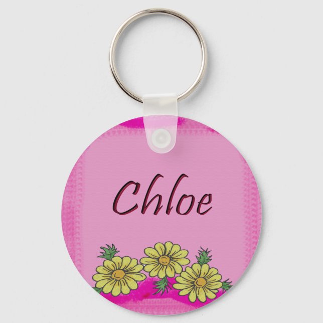Chloe Daisy Keychain Nyckelring (Framsida)