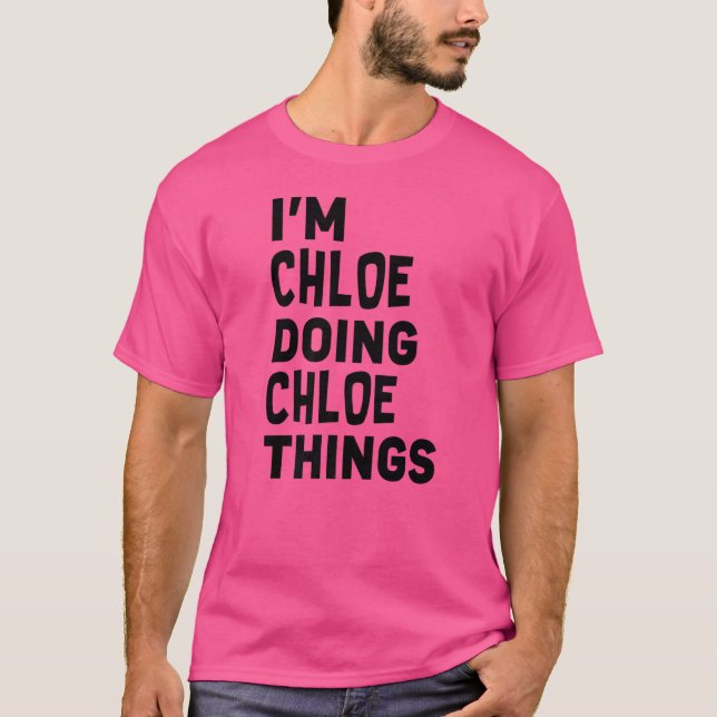 Chloe Doing Chloe Sak Chloe T Shirt (Framsida)