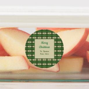 Chloe Food Gift-etiketter Klistermärke