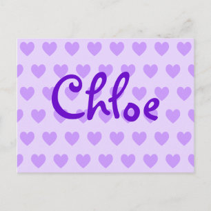Chloe i lilor vykort