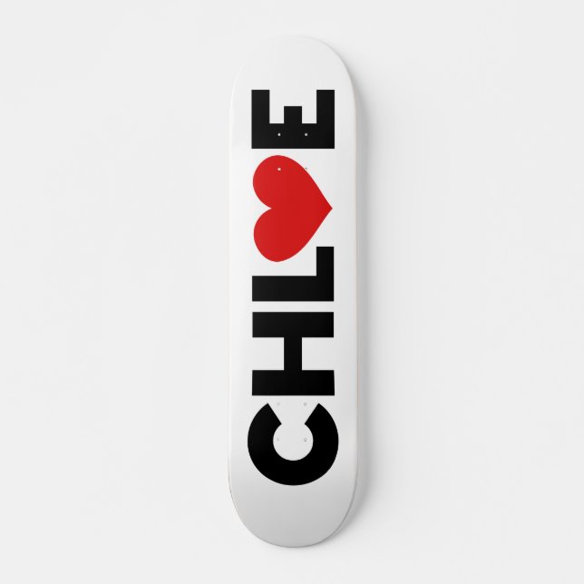 Chloe Kärlek Skateboard (Framsida)