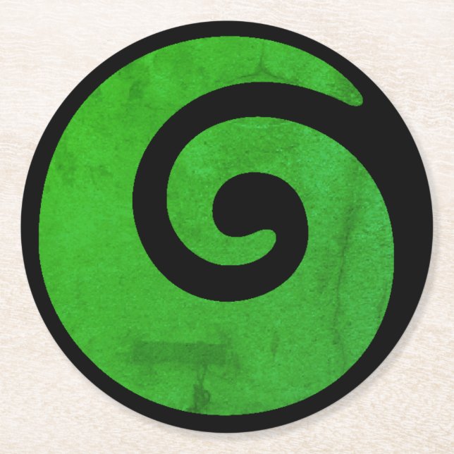 Chloe Koru Underlägg Papper Rund (Framsidan)