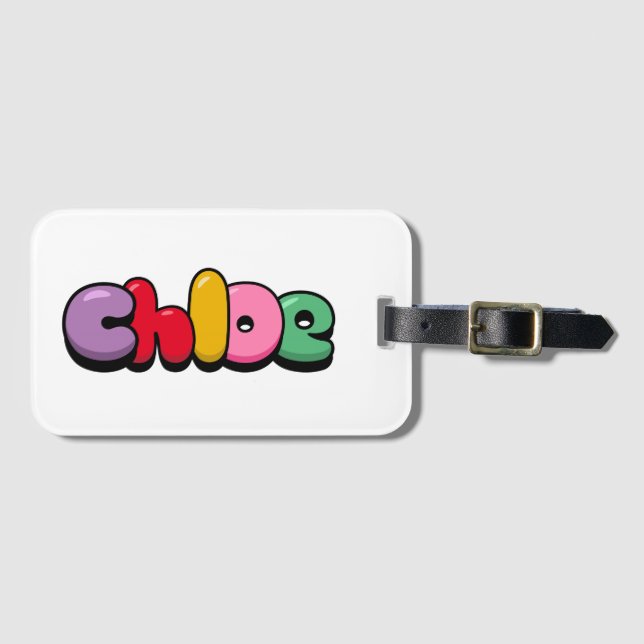 Chloe Luggage Tag Bagagebricka (Framsida horisontal)