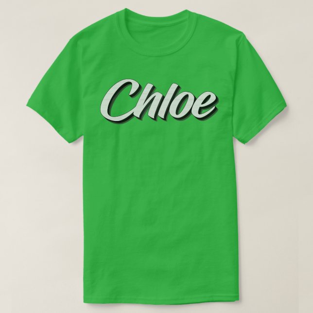 Chloe Min Namn är Chloe T Shirt (Design framsida)