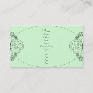 Chloe - Mint Visitkort