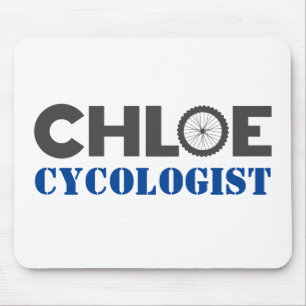 Chloe Mountain Biker Mouse Pad Musmatta