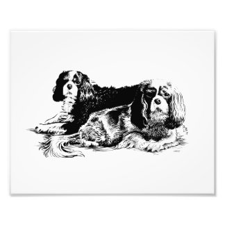 Chloe och Ollie print Fototryck