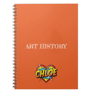 Chloe Orange Anteckningsbok
