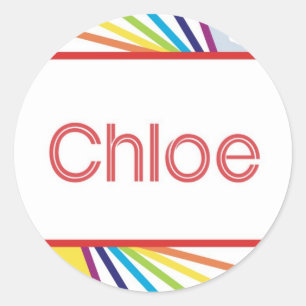Chloe Runt Klistermärke