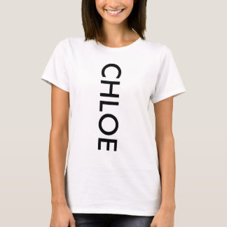 Chloe shirt white black tee