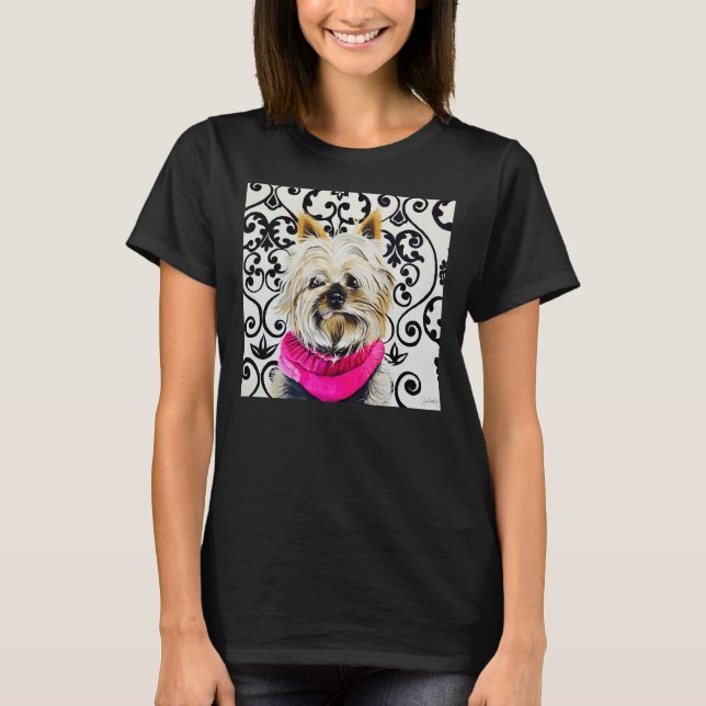Chloe The Shih Tzu T Shirt (Framsida)
