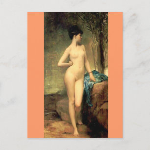 Chloe - Vintage Art - berömd Paintings - Lefebvr Vykort