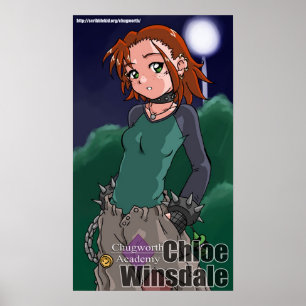 Chloe Winsdale: "Lycklig Ansikte". Poster