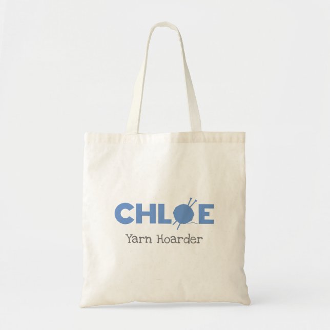 Chloe Yarn Hoarder Tygkasse (Framsidan)
