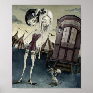 Chloe, Zoe och Siamese Kittens Poster