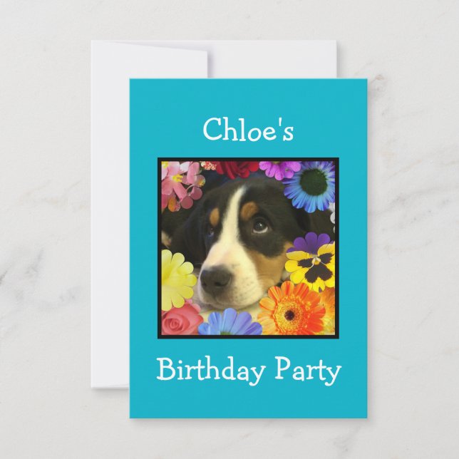 Chloe's Birthday-inbjudan Inbjudningar (Framsida)