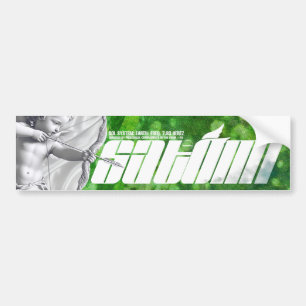 "Chloroplast"-slap-dekal för satomi motorsport Bildekal