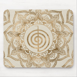 Cho Ku Rei - pastel guld lotus mandala Musmatta