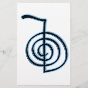 Cho Ku Rei Reiki Symbol Brevpapper