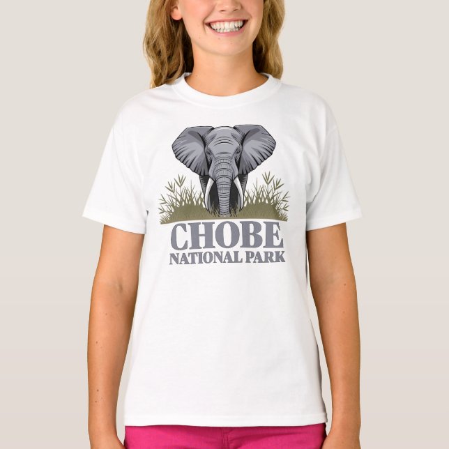 Chobe National Park Botswana T Shirt (Framsida)