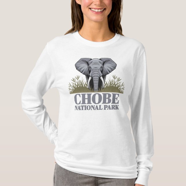 Chobe National Park Botswana T Shirt (Framsida)