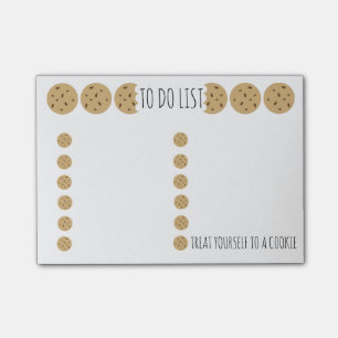 "Choc Chip Cookie" att göra lista Post-it Block