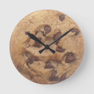 Choc Chip Cookie Rund Klocka