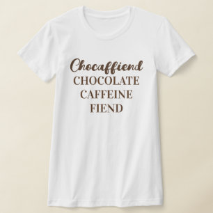 Chocaffiend Dam Bella+Canvas Slitande T-Shirt