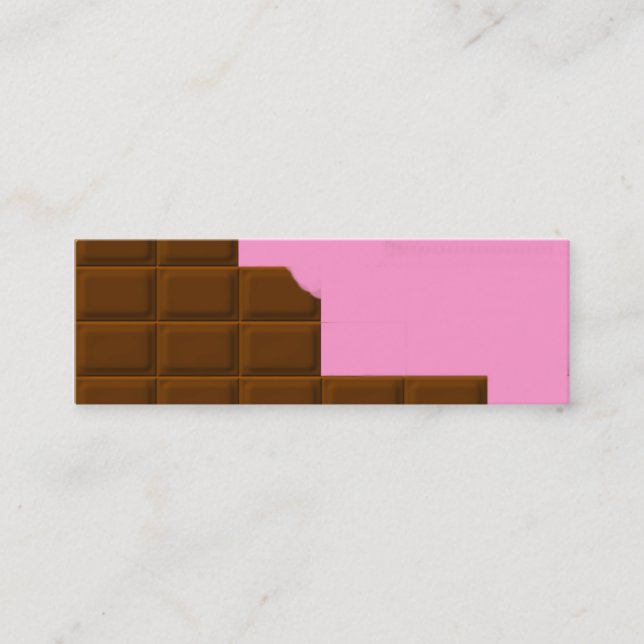 chocbite mini visitkort (Framsida)