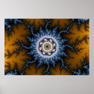 Chocka - Fractalaffischen Poster