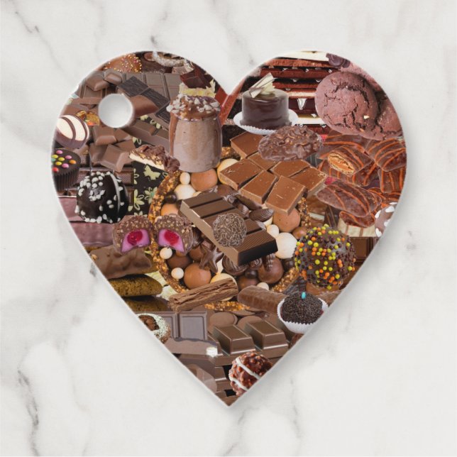 Chockablock choklad gåvor etiketter (Framsida)