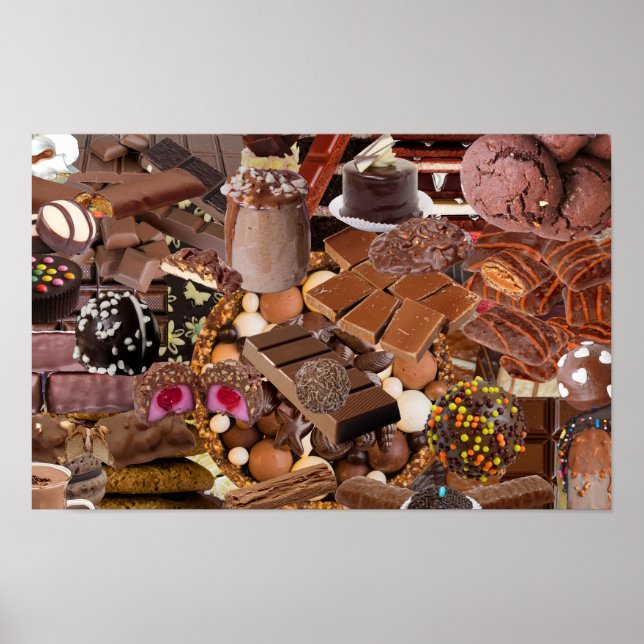 Chockablock choklad poster (Framsidan)