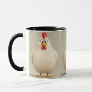Chockad Chicken Ansikte Mugg