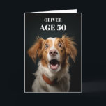 Chockad Hund Birthday Card, Funny Cute Hund Themme Kort<br><div class="desc">En lustig hund var på födelsedag. Anpassa genom att redigera födelsedagskortet med ditt eget meddelande.</div>