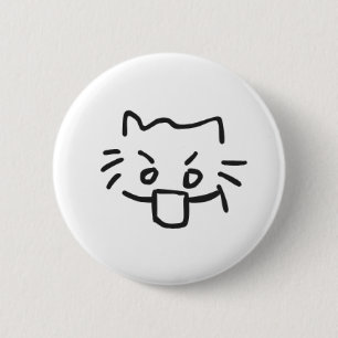 chockad katt knapp