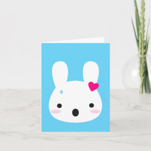 Chockad Kawaii Bunny Kort