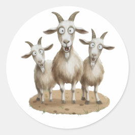 Chockade Getter Trio Runt Klistermärke