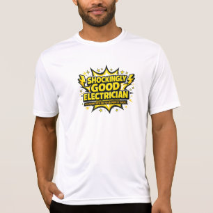 Chockbra Elinstallatör Garanti Pengar Tillbaka T Shirt