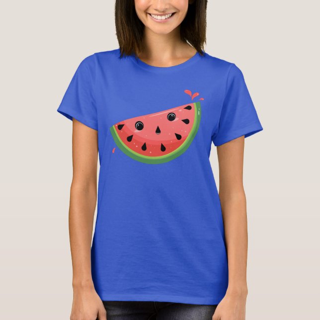 Chockerad Kawaii Watermelon T-Shirt (Framsida)
