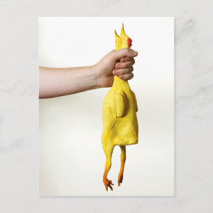 Chockerande kyckling vykort