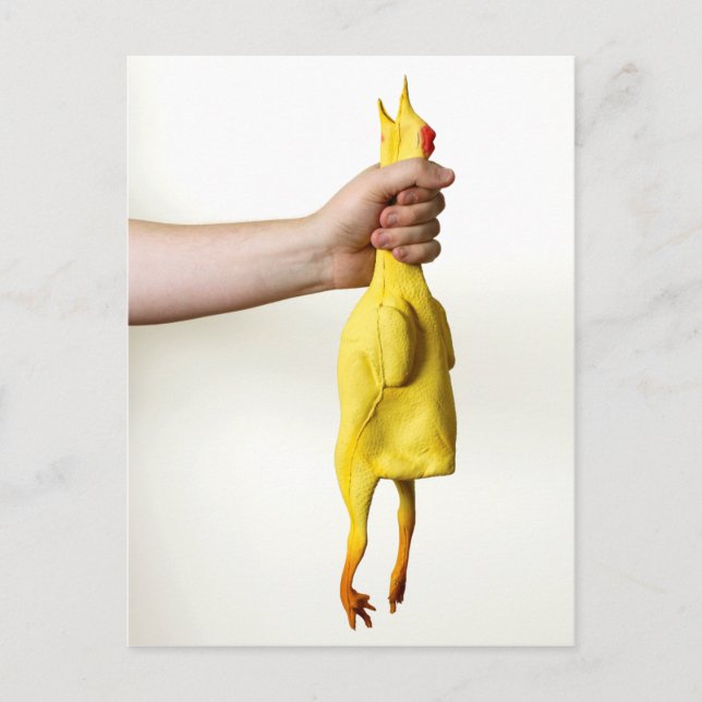 Chockerande kyckling vykort (Framsida)