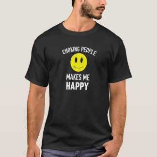 Chockerande människor gör mig Lycklig Jiu Jitsu BJ T Shirt