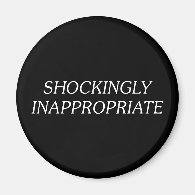 chockerande olämplig magnet (Framsidan)