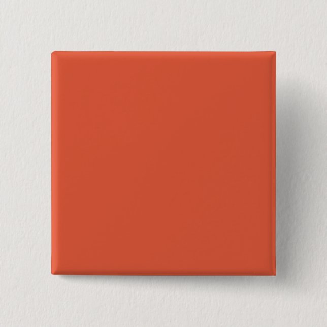 Chockerande Orange Fyrkantig Pin-back Knappsats Knapp (Framsida)