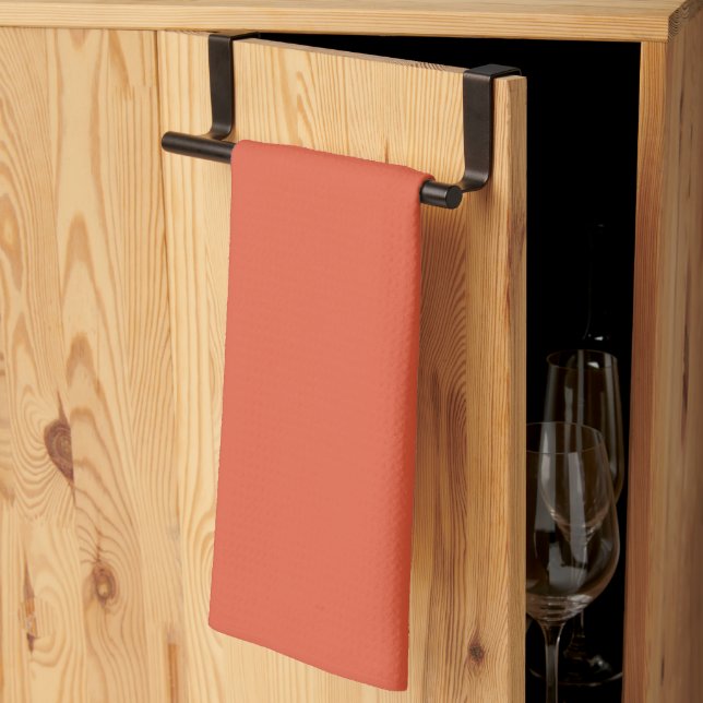 Chockerande orange kökshandduk (Thirds Fold)