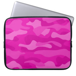 Chockerande Rosa Monocolor Camo Laptop Fodral