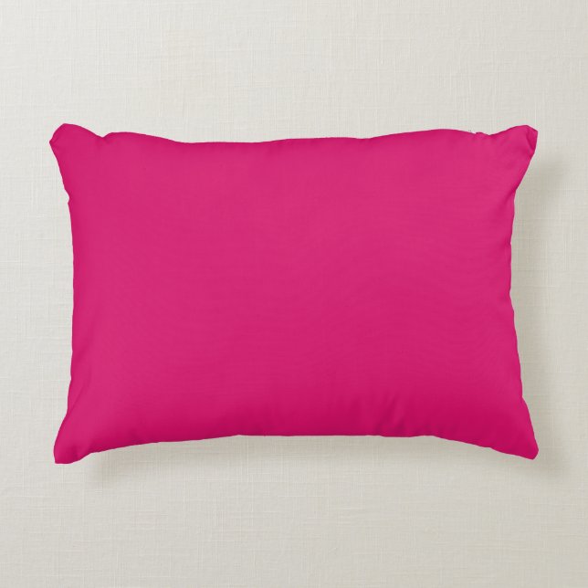 Chockerande Rosa, Solid, Härlig,Enkel,Modern Prydnadskudde (Framsidan)