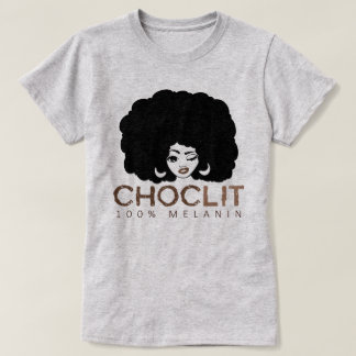 Choclit Black Woman Afro T Shirt